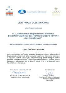 certyfikat giodo